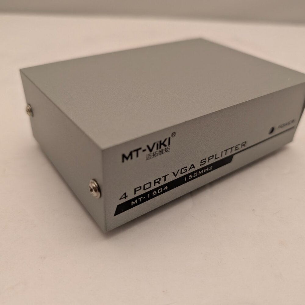 MT-ViKI VGA Splitter 150MHz 1920x1440 | 1 In = 4 Out | MT-1504 NO PWR ADAPTER